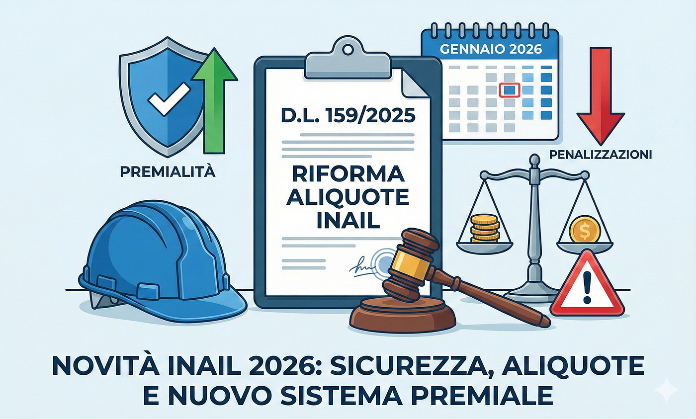 NOVITÀ DL 159/2025 — REVISIONE ALIQUOTE INAIL E NUOVO SISTEMA PREMIALE