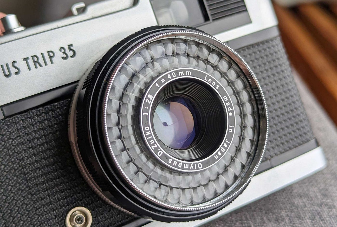 The Olympus Trip 35. Private image courtesy and copyright Gabriel de Blasio.