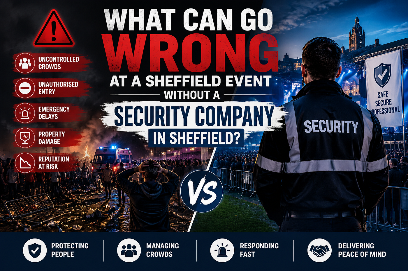 What Can Go Wrong at a Sheffield Event Without a Security Company in Sheffield?
