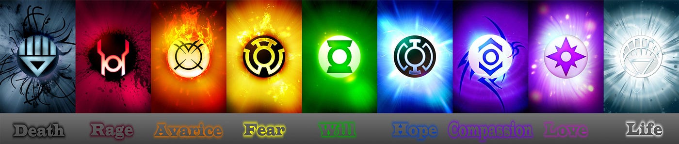 DC Comics — The Lantern Corps. How do the rings find their masters? | by  Greg Anderson | Medium