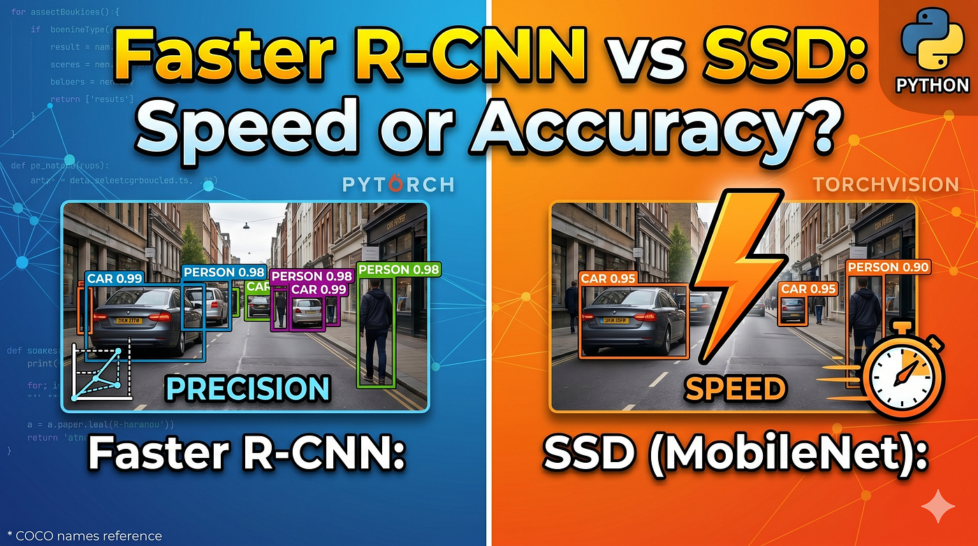 Efficiency vs. Precision: A Python Deep Dive into Faster R-CNN and SSD PyTorch