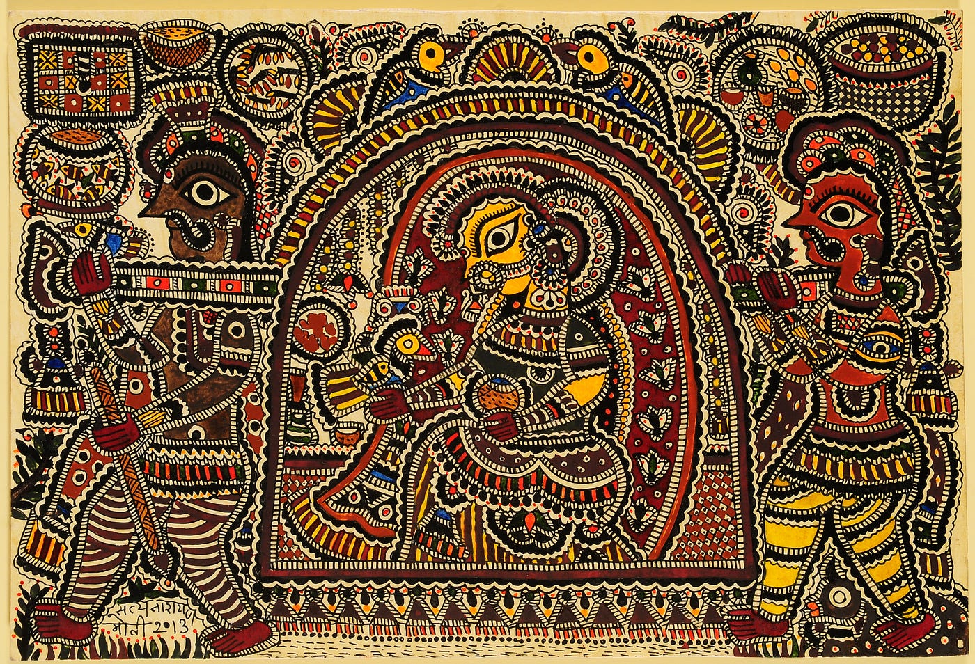 Madhubani Painting: A Dying Traditional Indian Art Form | by Sonia ...