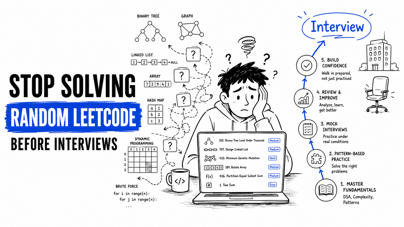 Stop Solving Random LeetCode Problems Before Interviews.