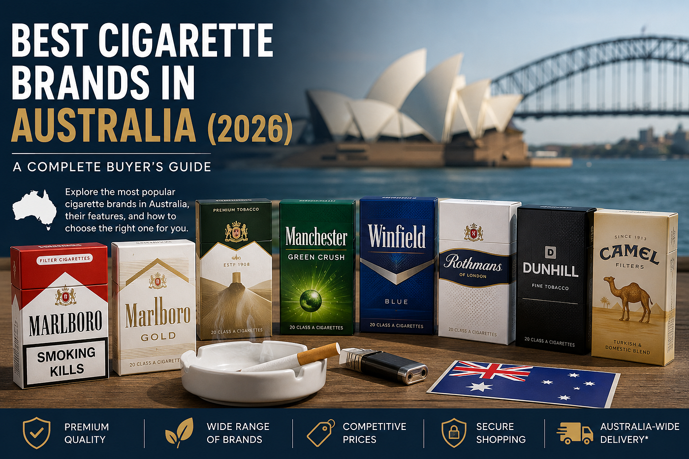 Best Cigarette Brands in Australia (2026): A Complete Buyer’s Guide