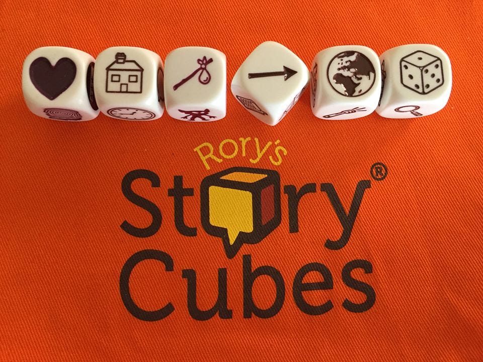 5 Ways to Use Story Cubes. Time to play your way to creative…, by Kate  Dames, Teal Times