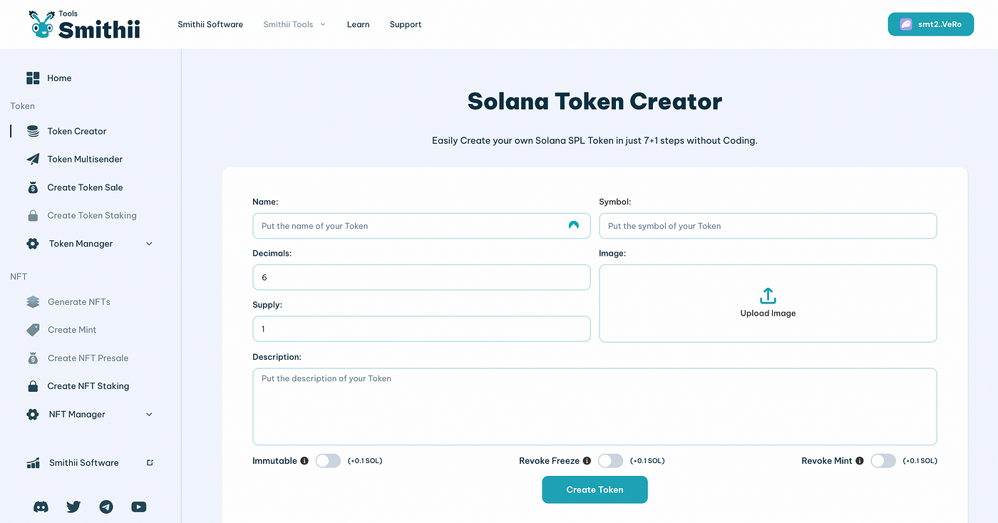HOW TO CREATE A SOLANA TOKEN WITHOUT CODING