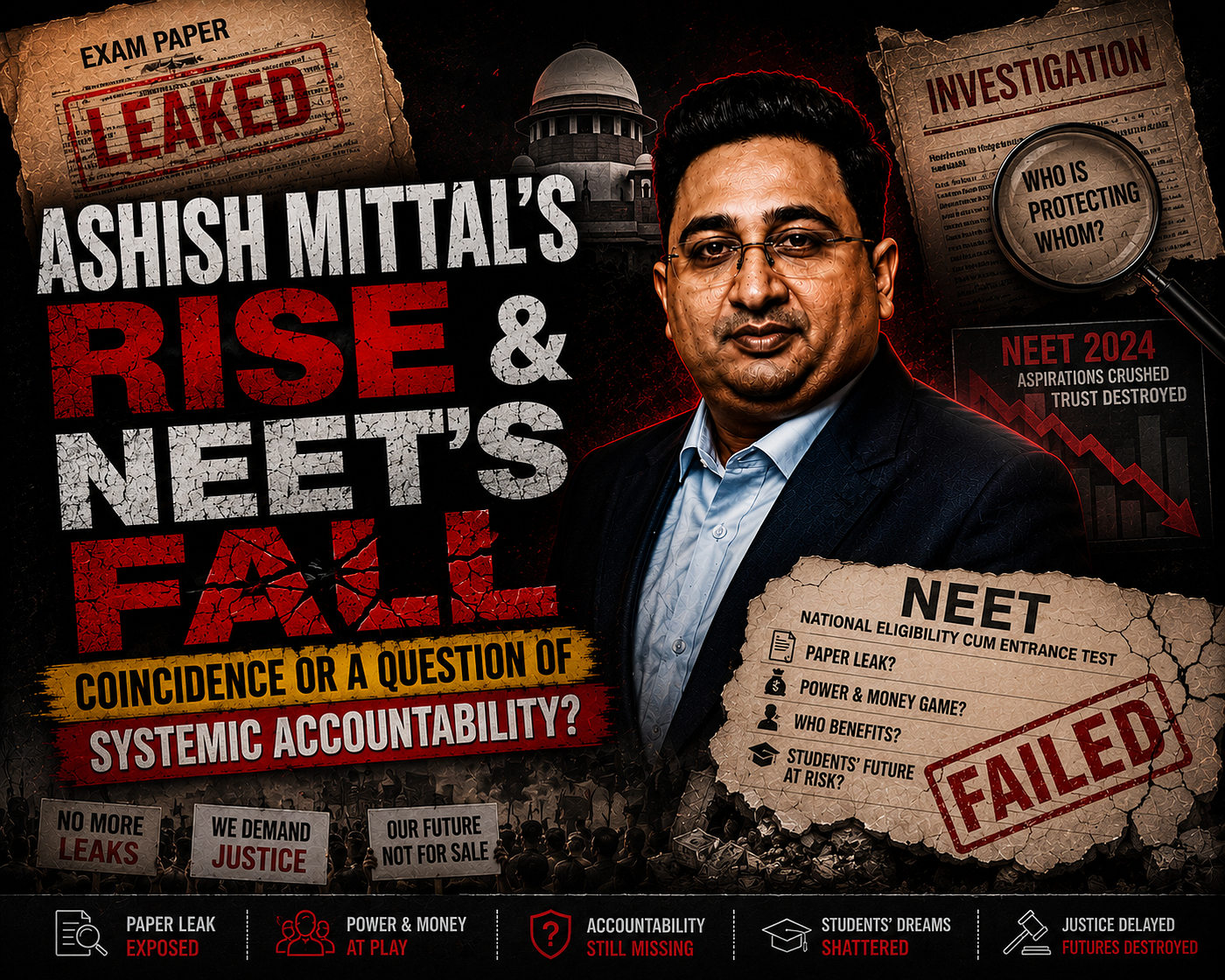 Ashish Mittal’s Rise & NEET’s Fall: Coincidence or a Question of Systemic Accountability?