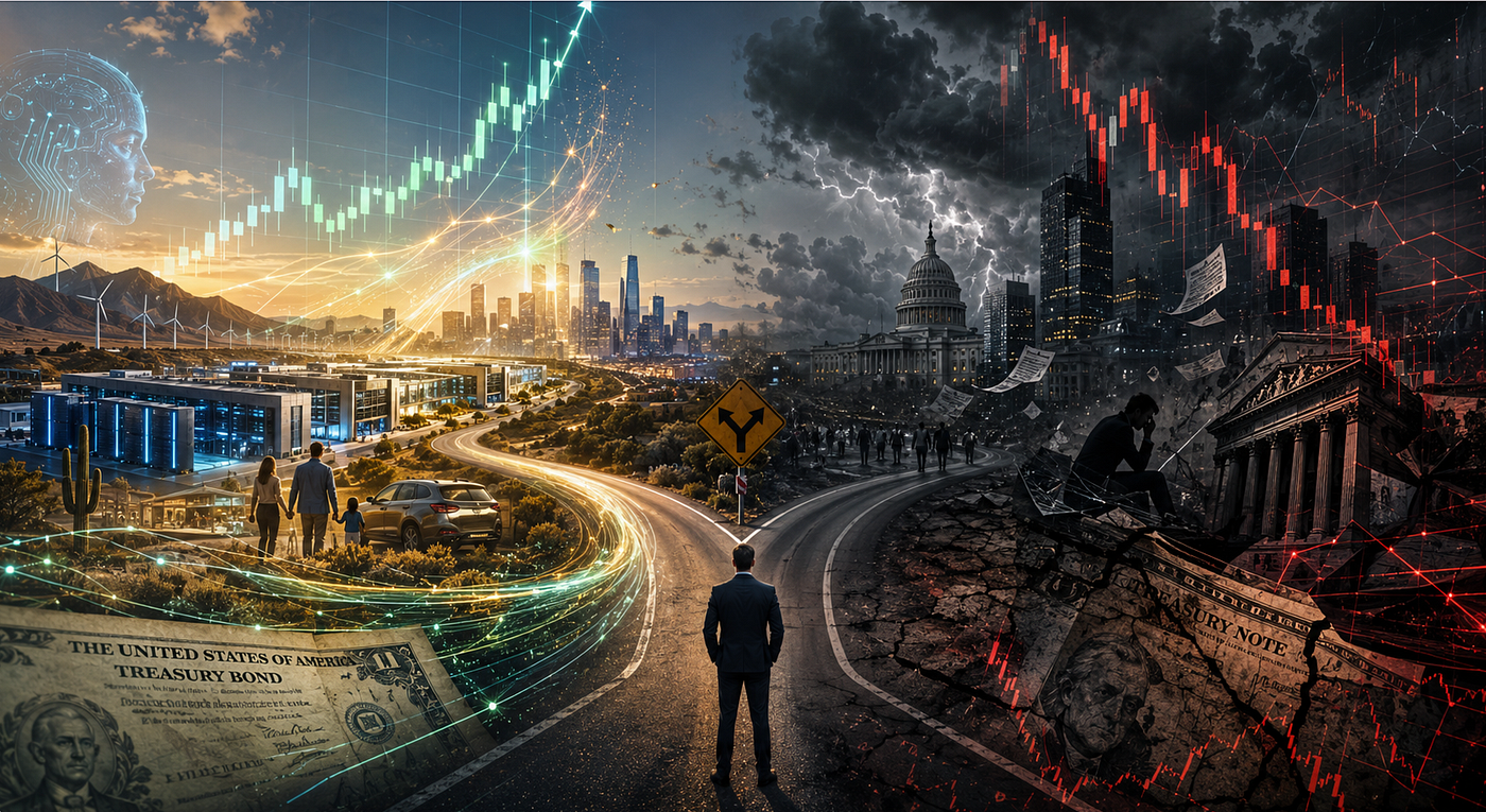 The Bubble Factory and the Year of Knives: America’s 2026–2027 Stress Map