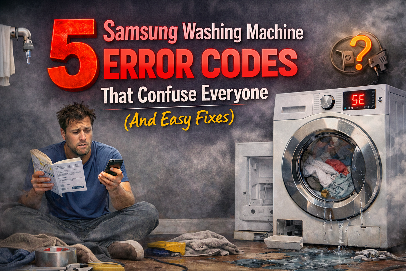 5 Samsung Washing Machine Error Codes That Confuse Everyone — and What to Do About Them