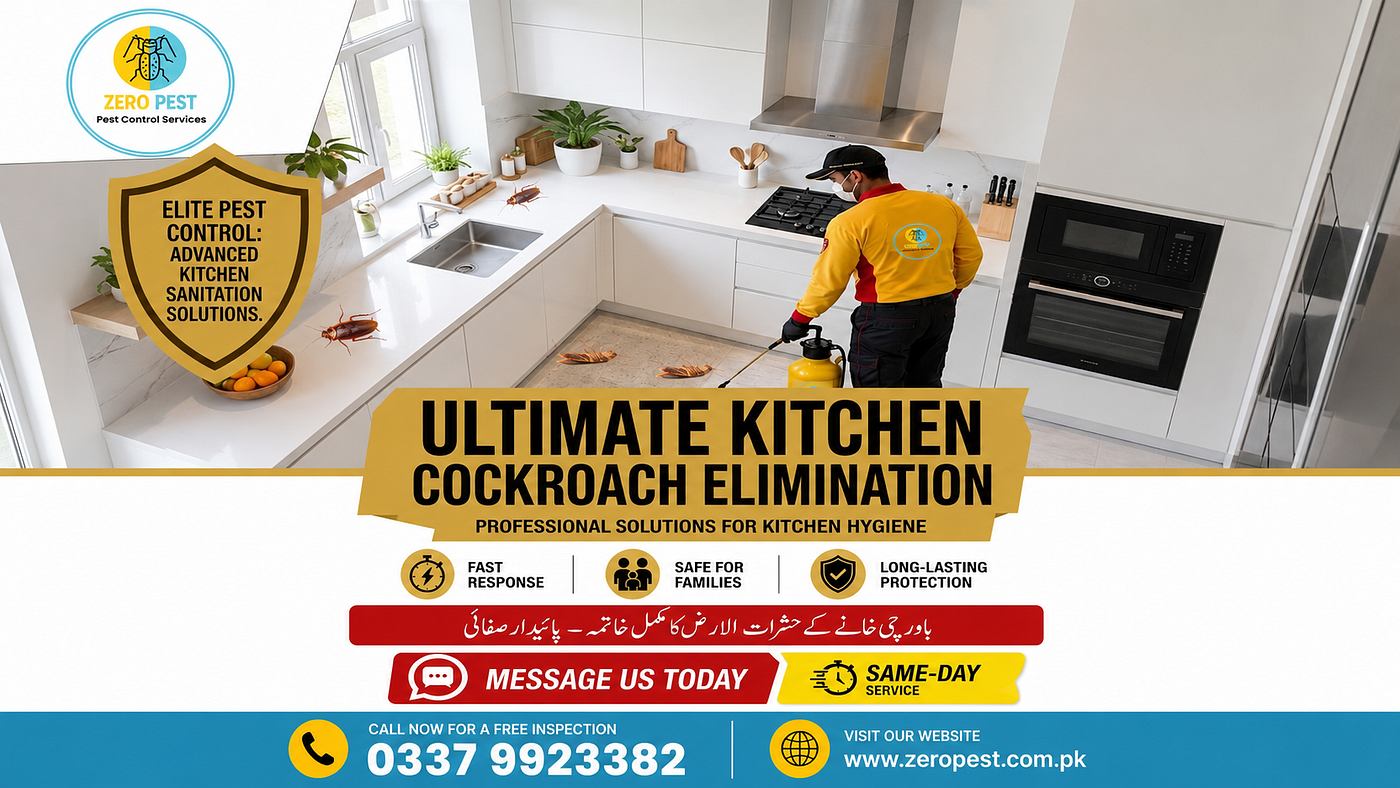 Ultimate Kitchen Cockroach Elimination: Why Professional Pest Control Is the Smart Choice