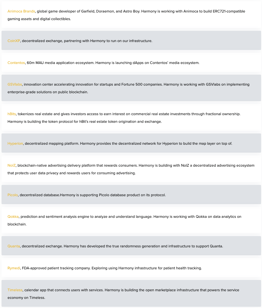 HARMONY (ONE) Binance Research Report | by Larissa Bitterli | Harmony |  Medium