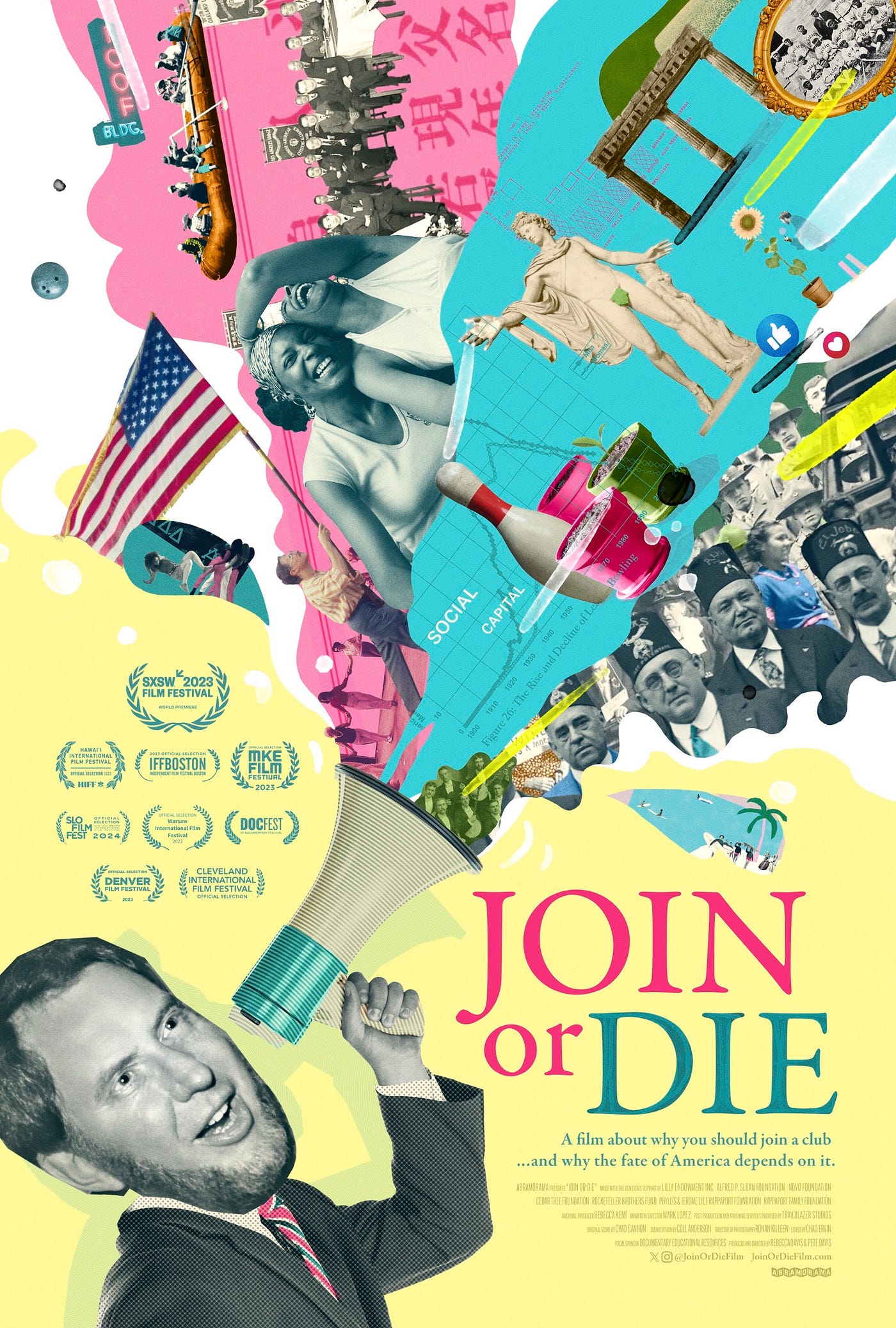 Pete & Rebecca Davis On Their New Film “Join & Die” & More — “Paltrocast”  Exclusive | by Paltrocast With Darren Paltrowitz | Jul, 2024 | Medium