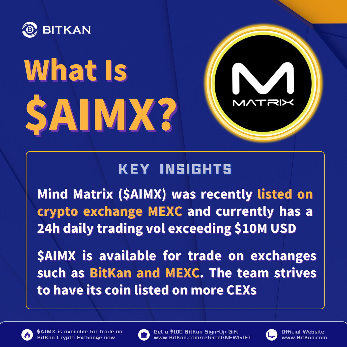 Why Is Mind Matrix ($AIMX) Trending and Why Might $AIMX Increase In Price —  BitKan Insights | by BitKan | BitKan Hub | Medium