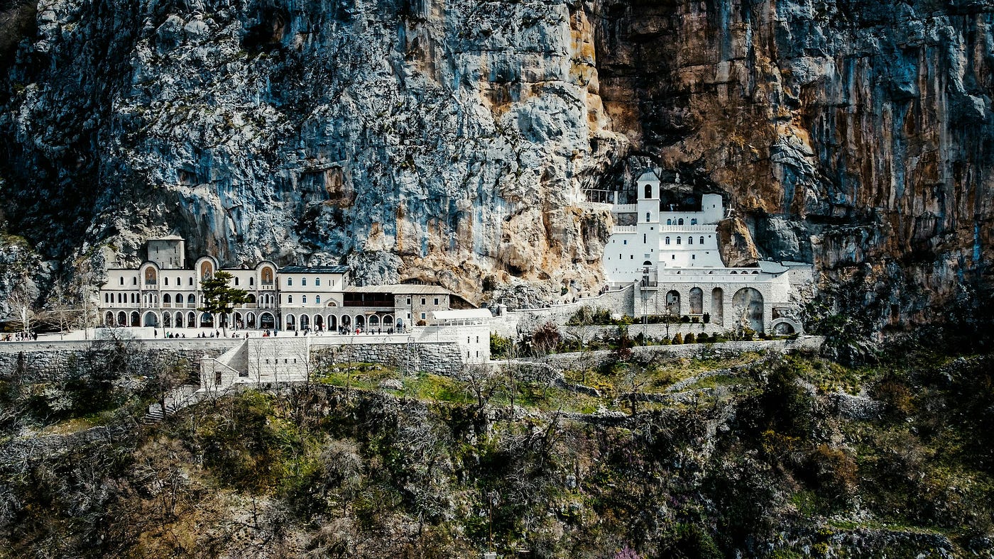 🌿 Exploring Ostrog Monastery — Montenegro’s Spiritual Wonder 🏔️✨