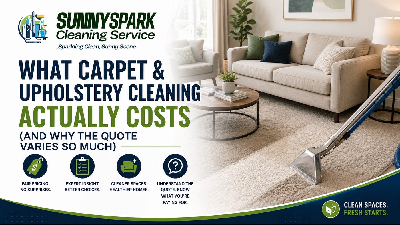 WHAT CARPET & UPHOLSTERY CLEANING ACTUALLY COSTS (AND WHY THE QUOTE VARIES SO MUCH)