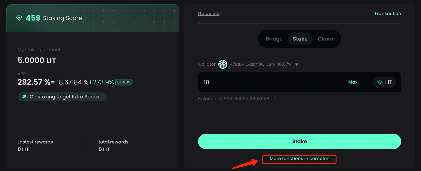 How to Stake, Bridge, and Unstake on Litentry IdentityHub: A Step-by-Step  Guide | by Heima | Medium