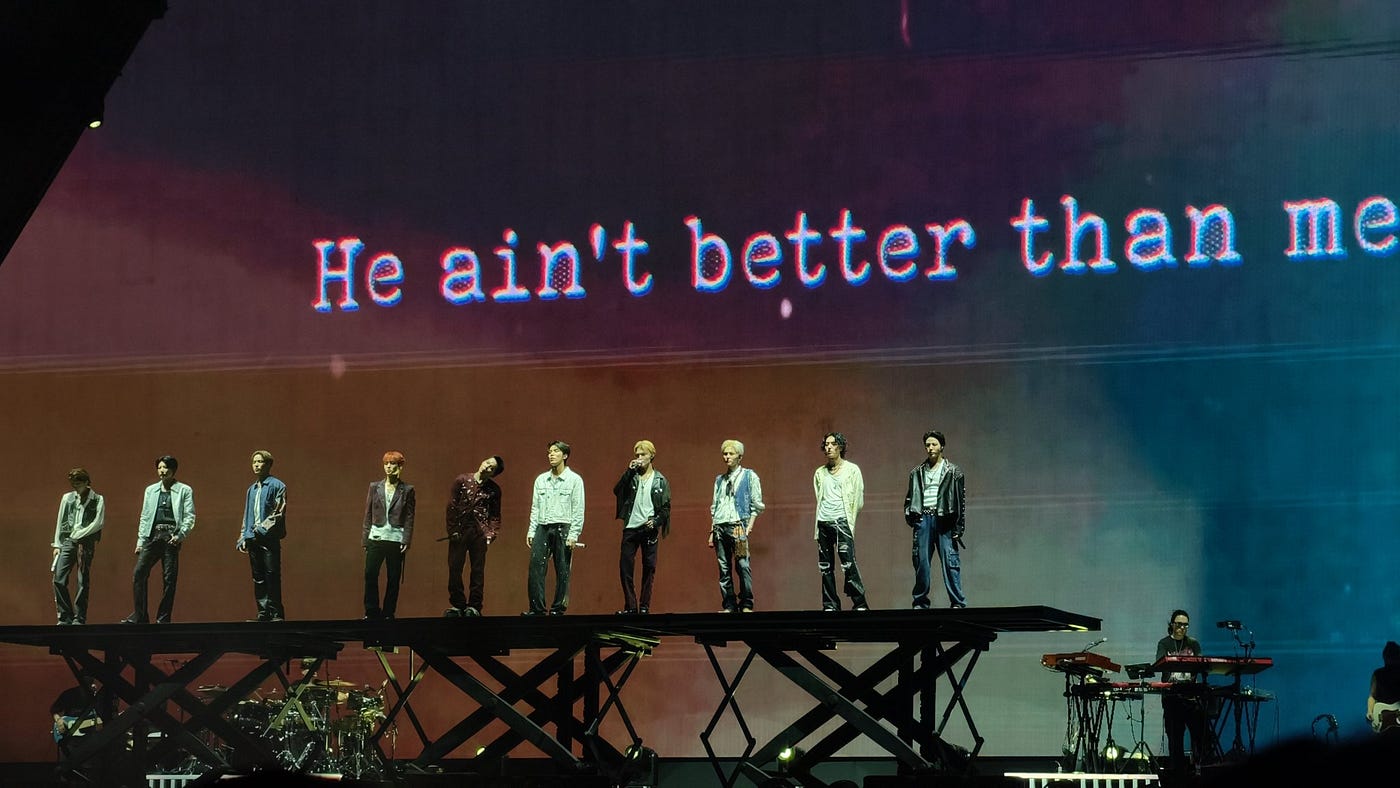 finally, Your first ever Stadium Concert, my Treasures.