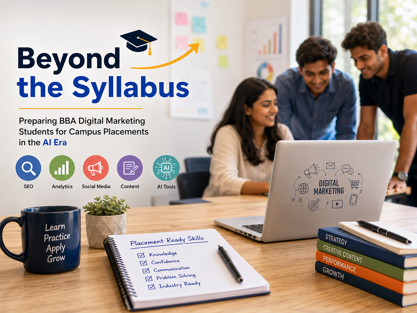 Beyond the Syllabus: Preparing BBA Digital Marketing Students for Campus Placements in the AI Era