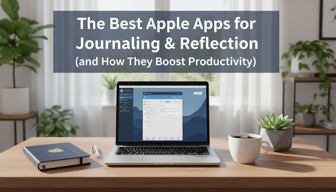 The Best Apple Apps for Journaling & Reflection (and How They Boost Productivity)