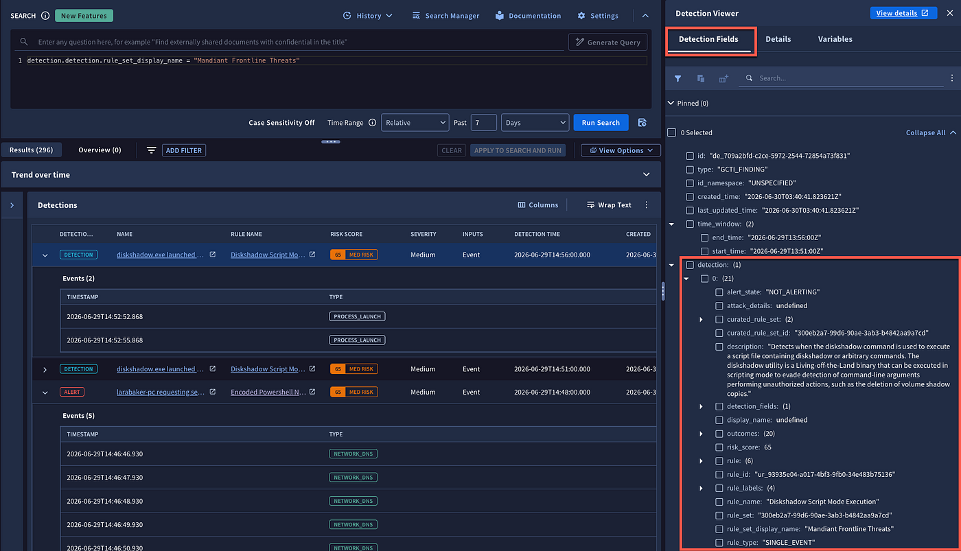 New to Google SecOps: Exploring Detections