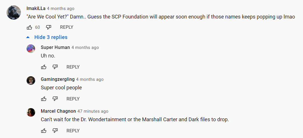 The SCP Foundation on X: The original author of Are We Cool Yet