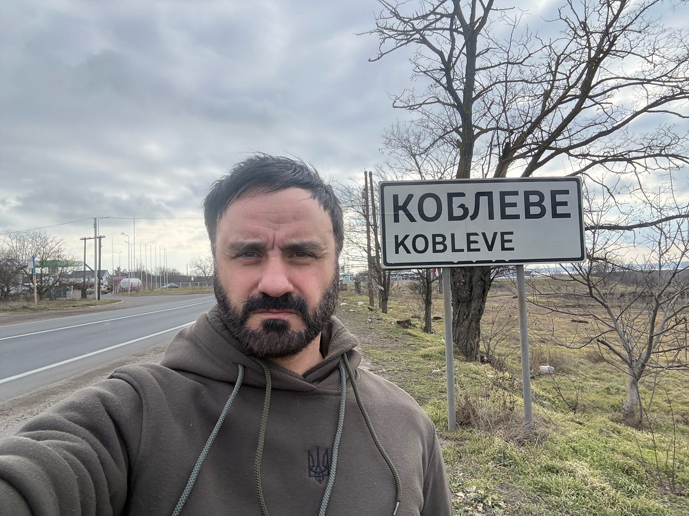 m reporting from Kobleve, Ukraine 🇺🇦