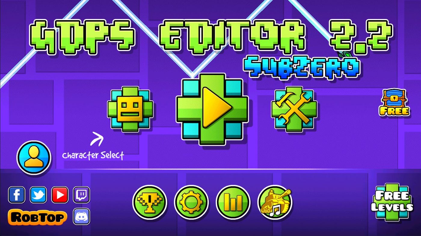 Tải GDPS Editor 2.2 Apk (MOD Geometry Dash Subzero) cho Android