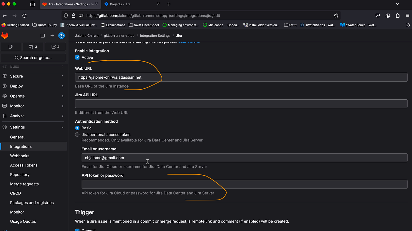 GitLab Jira integration