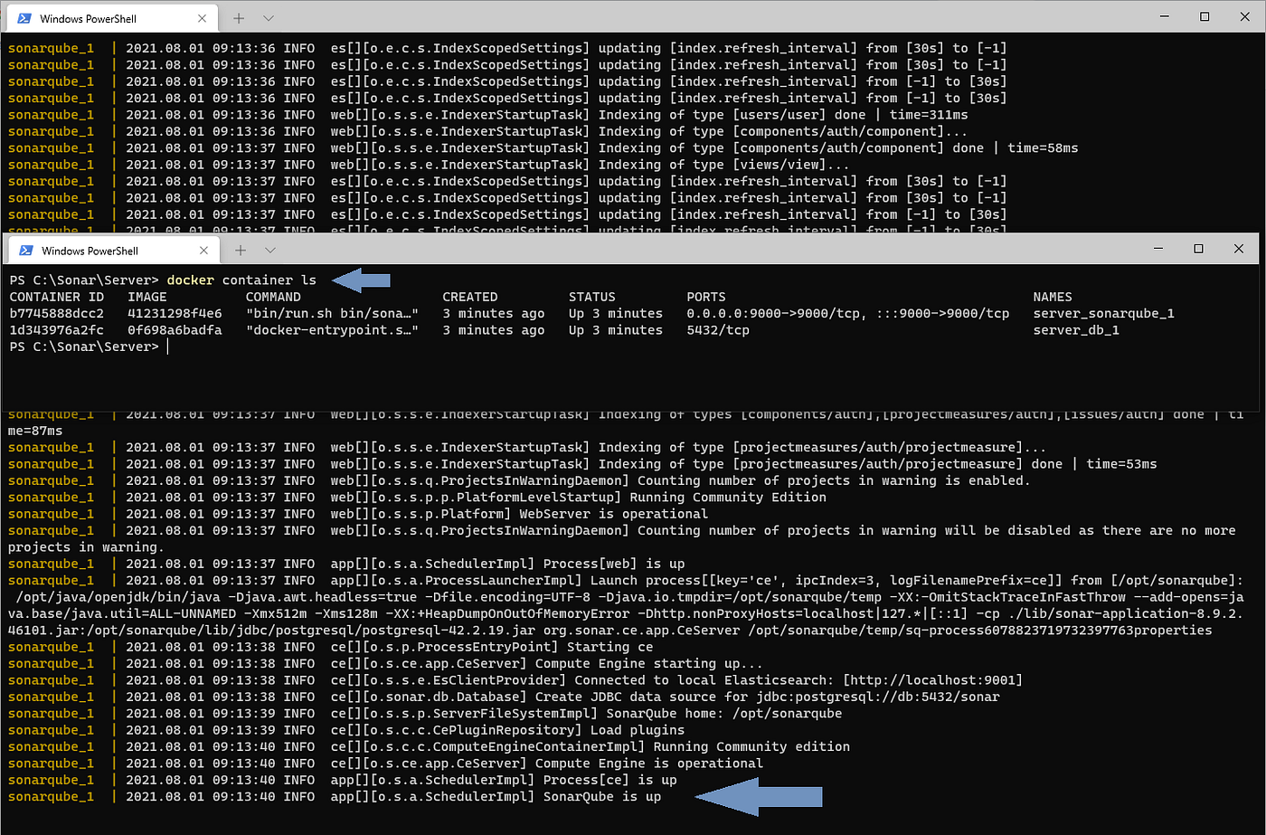 Command not found from docker image - SonarQube - Sonar Community