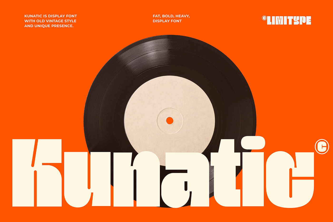 Kunatic — Retro Bold Font