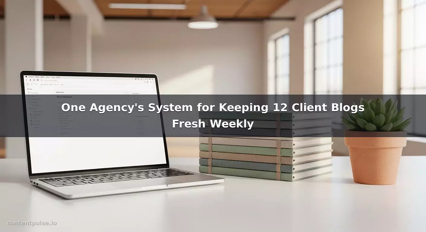 One Agency’s System for Keeping 12 Client Blogs Fresh Weekly