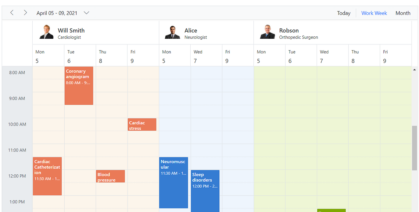 Spring Boot Resource-Scheduling Calendar (Open Source)