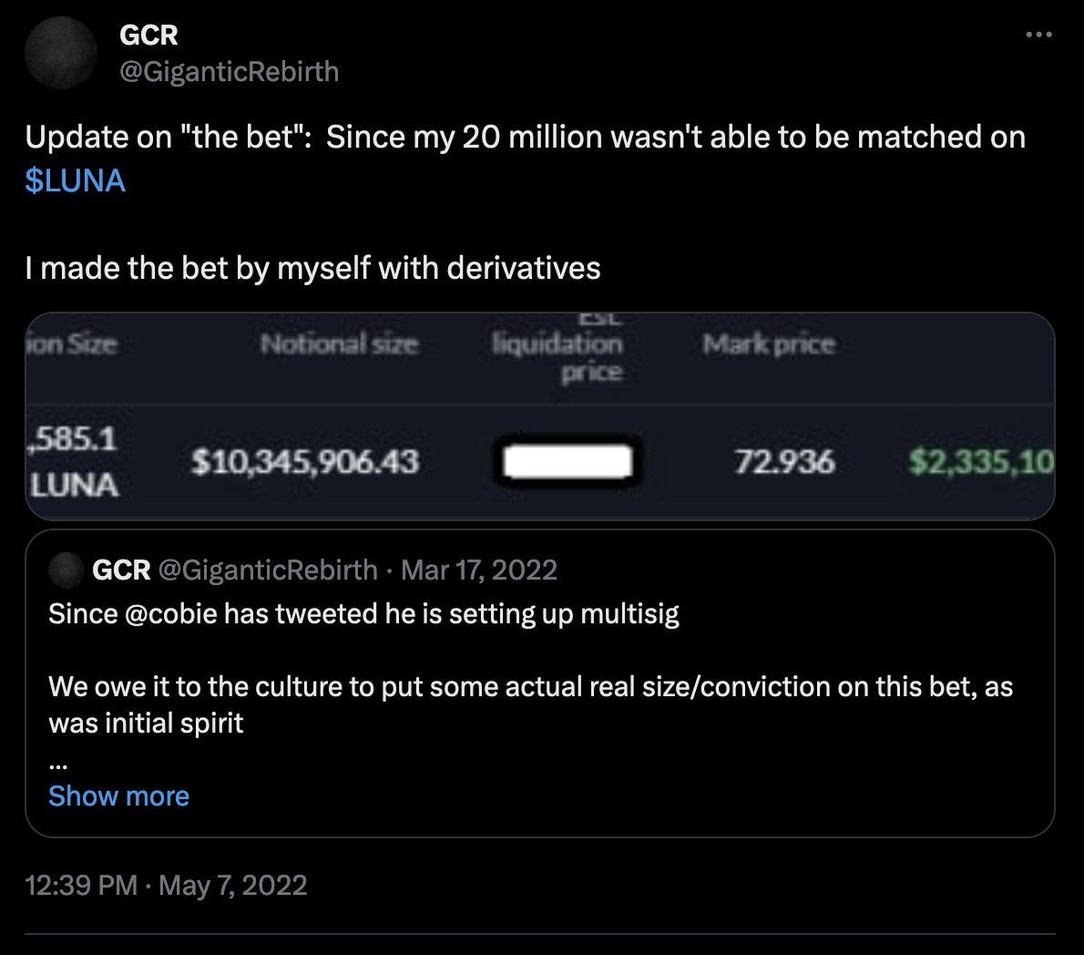 GCR: The Crypto Oracle Who Predicted It All — from $1,000 to Billionaire |  by Shogun Saski | Medium