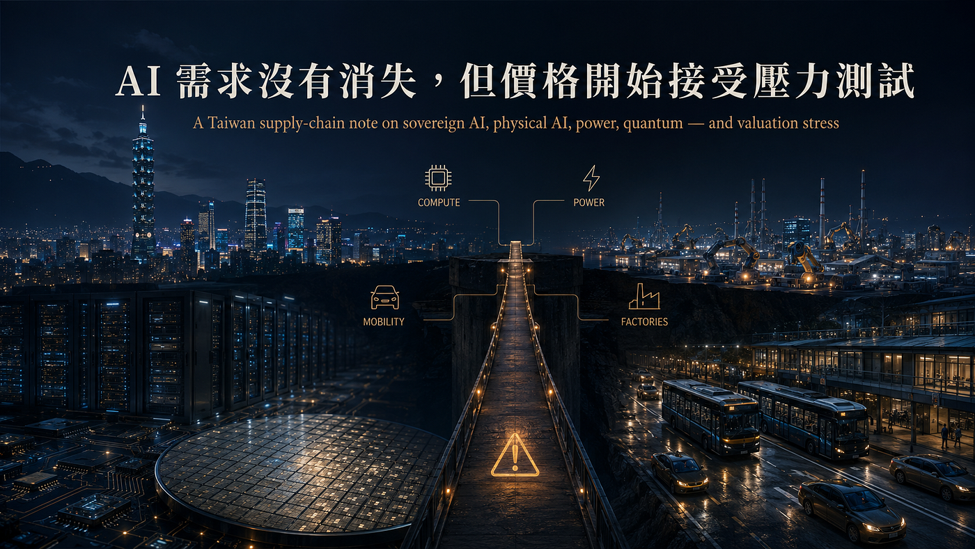 AI 需求沒有消失，但價格開始接受壓力測試