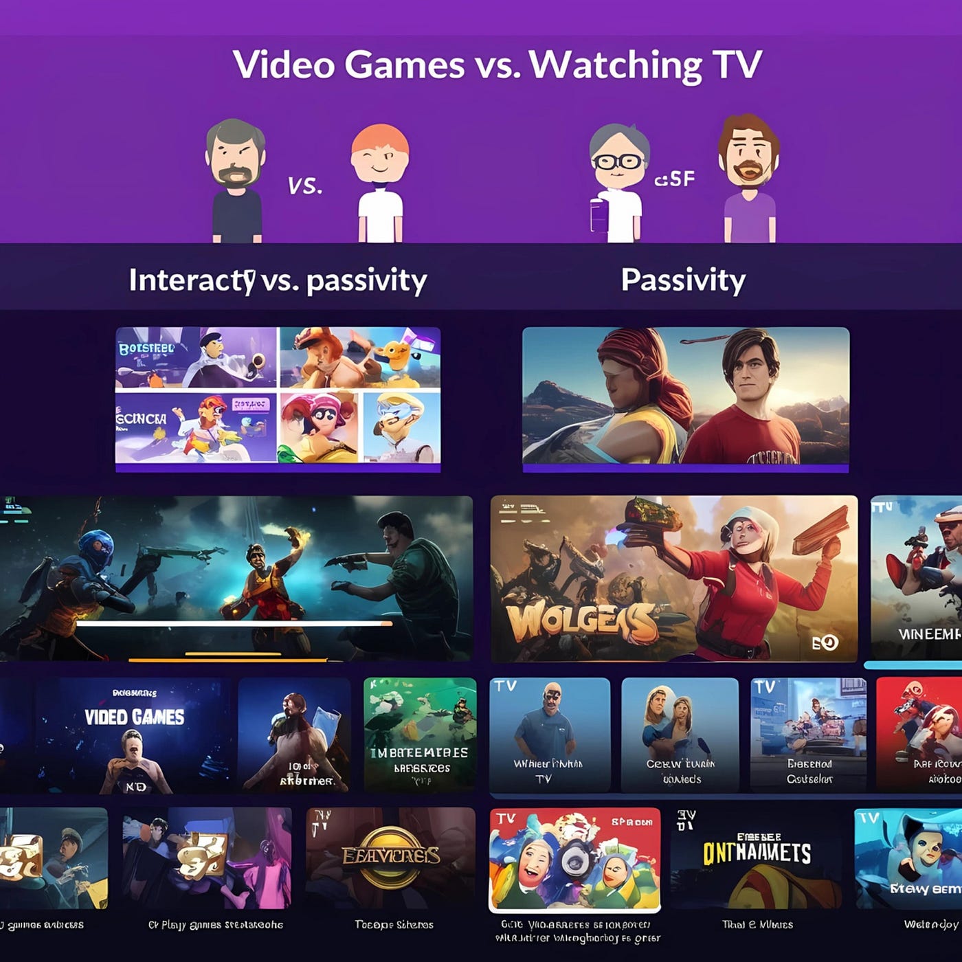 What is the Difference between Playing Video Games And Watching TV: Key Insights