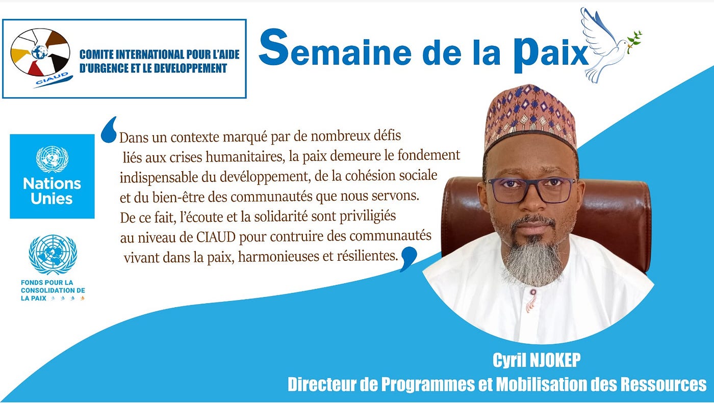 CIAUD Tchad 🇷🇴-Semaine de la Paix ☮️
