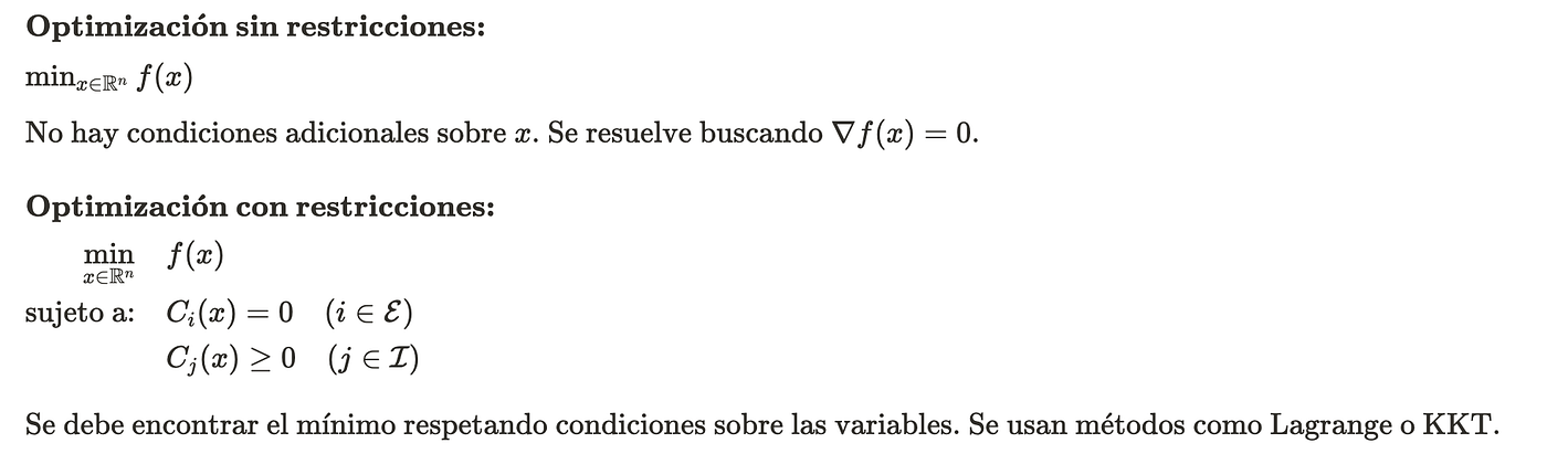 Optimización