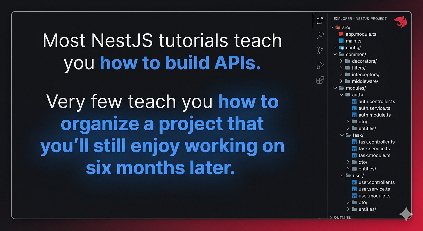 Clean Code Architecture in NestJS: What I Learned After a Year of Building With It