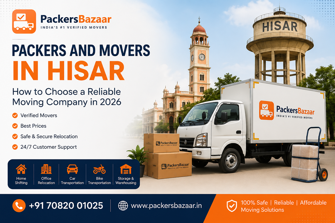 Packers and Movers in Hisar: How to Choose a Reliable Moving Company in 2026