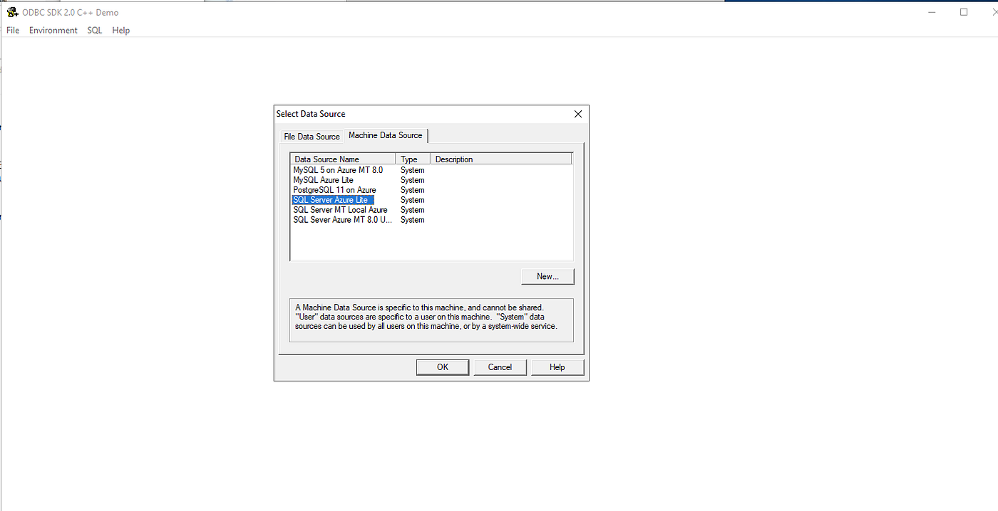OpenLink 64-Bit ODBC Connection from Windows to Microsoft SQL