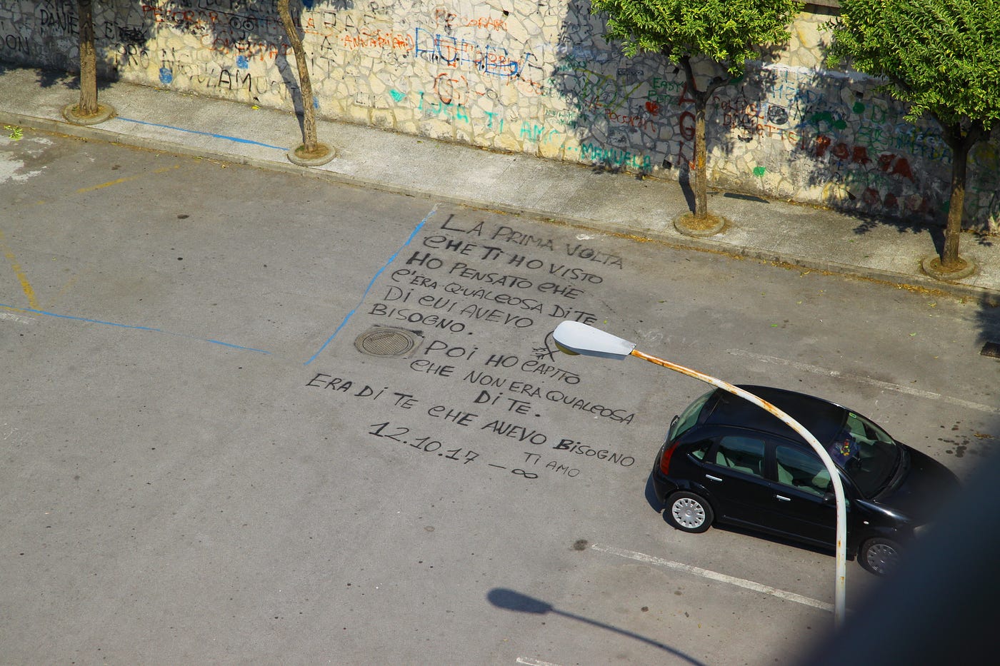 Graffiti in Nocera Superiore. Photo by author.