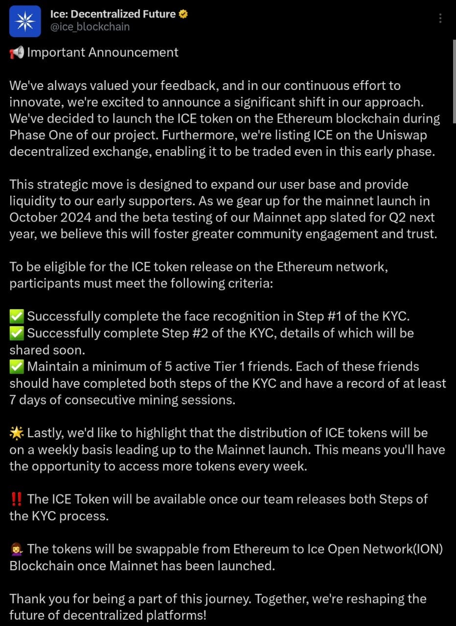 ICE CRYPTO MINING GUIDE. The next big mining crypto project is… | by  Cryptosentry | Medium