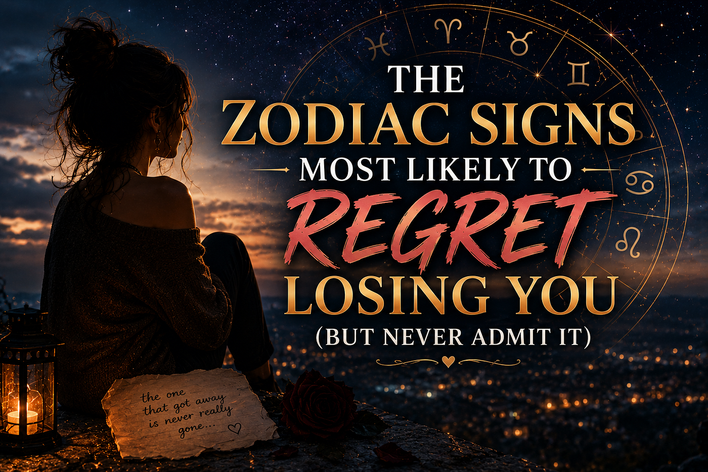 The Zodiac Signs Most Likely to Regret Losing You (But Never Admit It)