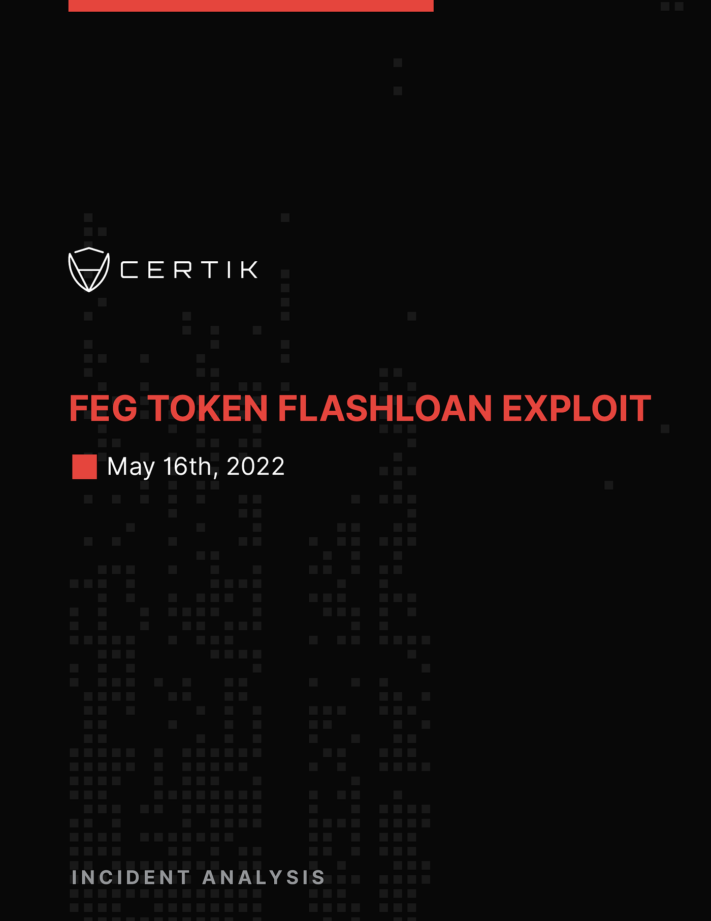 FEG Token Second Flashloan Exploit Analysis | by CertiK | Medium