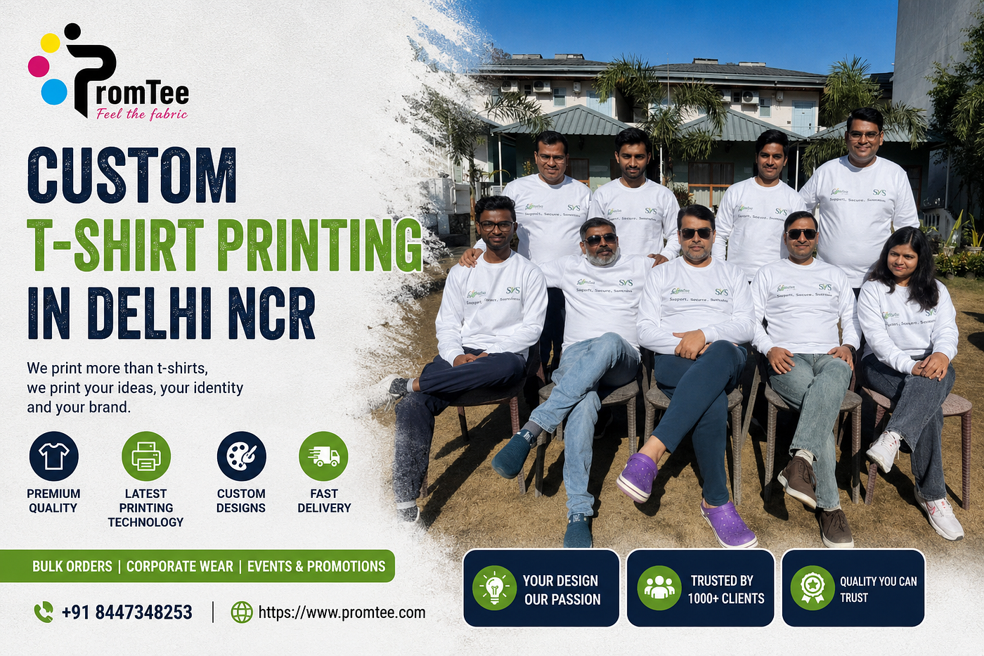 Best Custom T Shirt Printing in Delhi — Complete Guide