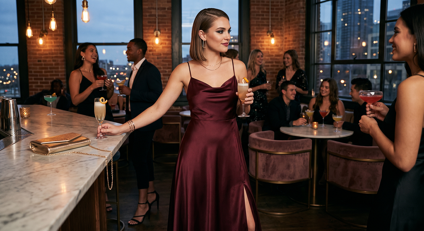 The Complete Guide to Styling a Silk Satin Dress for Indian Occasions
