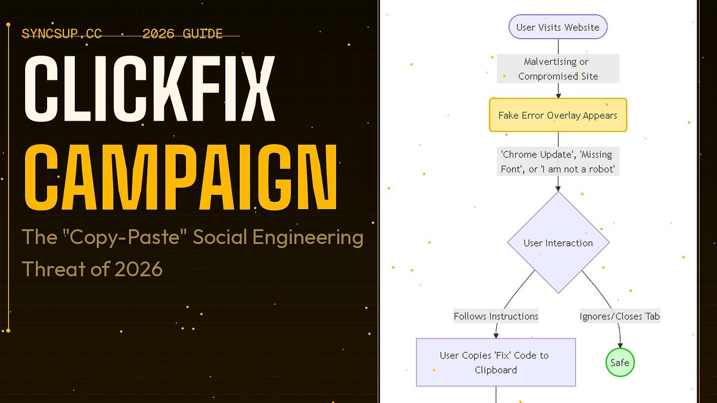 ClickFix Campaign: The “Copy-Paste” Social Engineering Threat of 2026