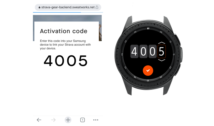 Strava for samsung store gear