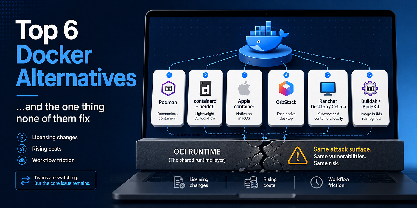 Top 6 Docker Alternatives, and the One Thing None of Them Fix