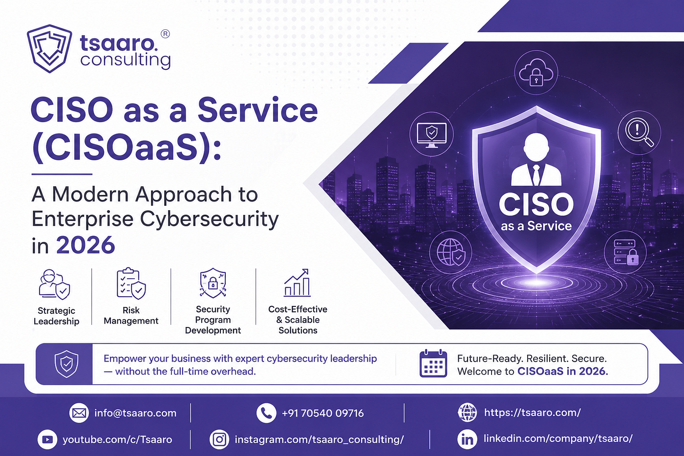CISO as a Service (CISOaaS): A Modern Approach to Enterprise Cybersecurity in 2026